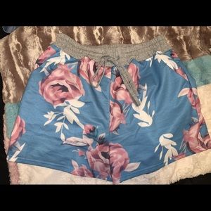 Floral Print Shorts